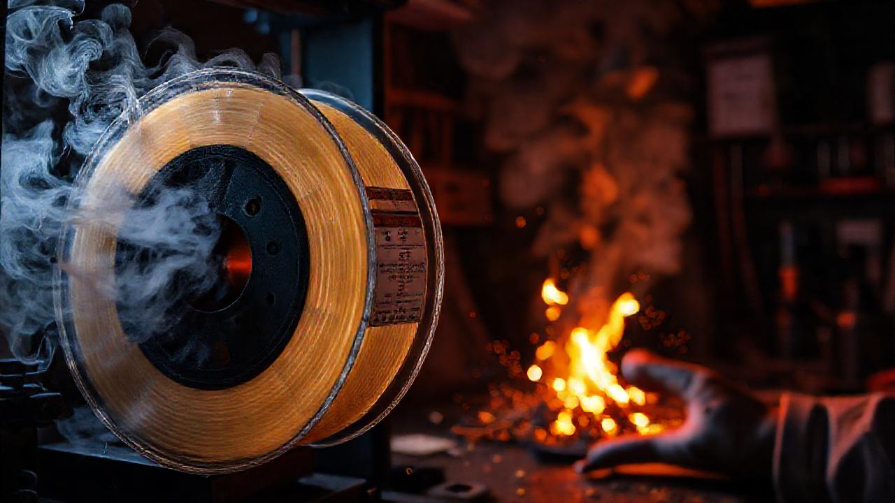 Laboratorio en llamas: peligro, destrucción y residuos