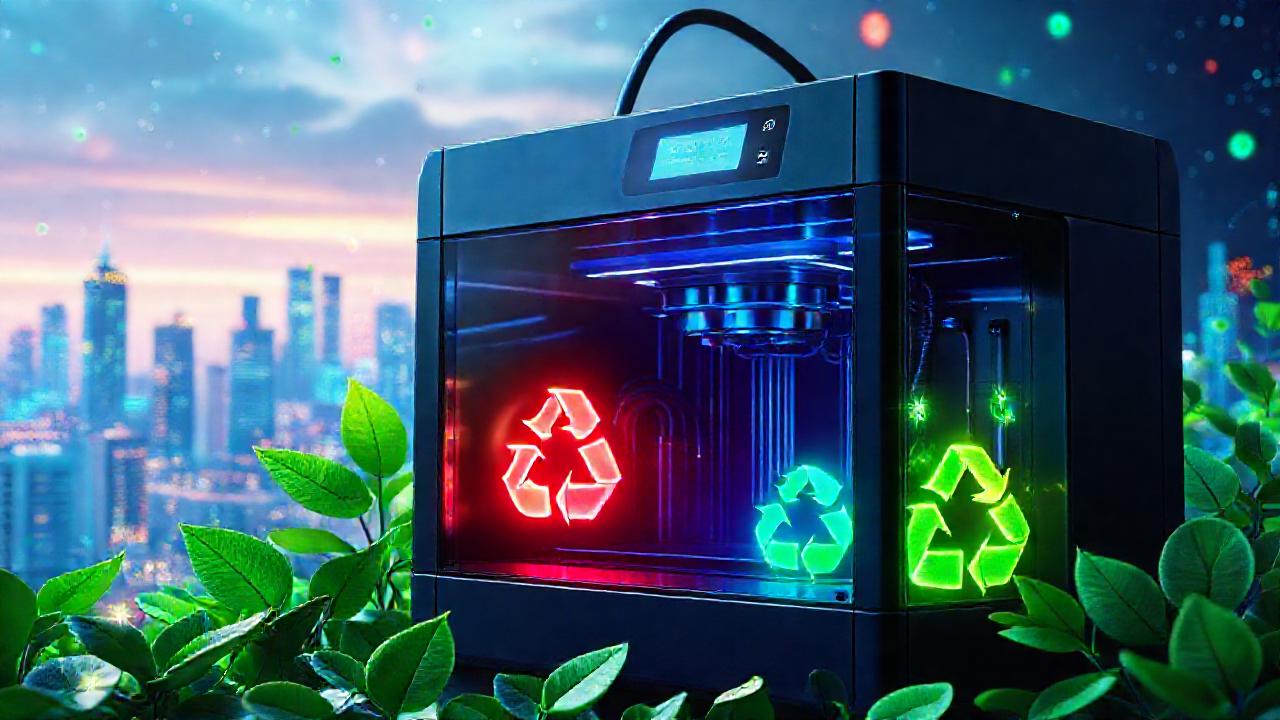Impresión 3D sostenible y futurista