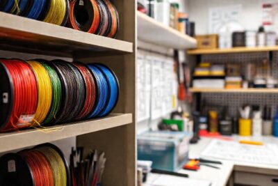 Un espacio creativo con útiles