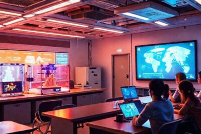 Aula futurista: aprendizaje innovador y digital
