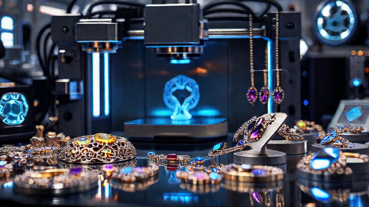 Taller futurista crea joyas deslumbrantes