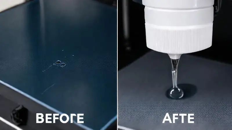 Limpieza y reparación de la cama 3D
