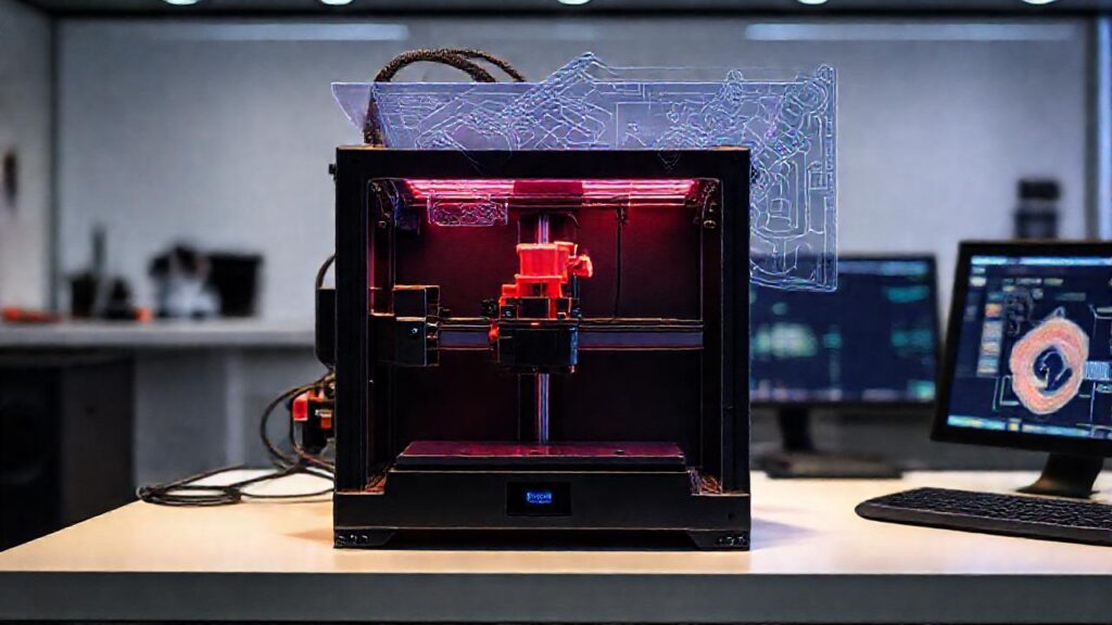 Impresora 3D visualiza diseños digitales complejos