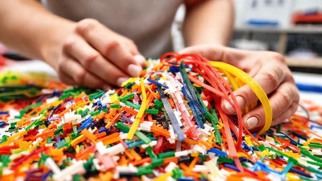 Filamento reciclado se imprime y organiza