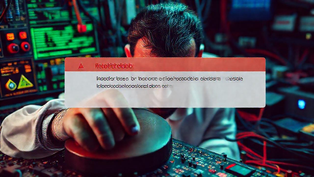 Error técnico causa frustración y soluciones