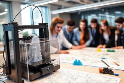 Impresión 3D profesional en ambiente moderno