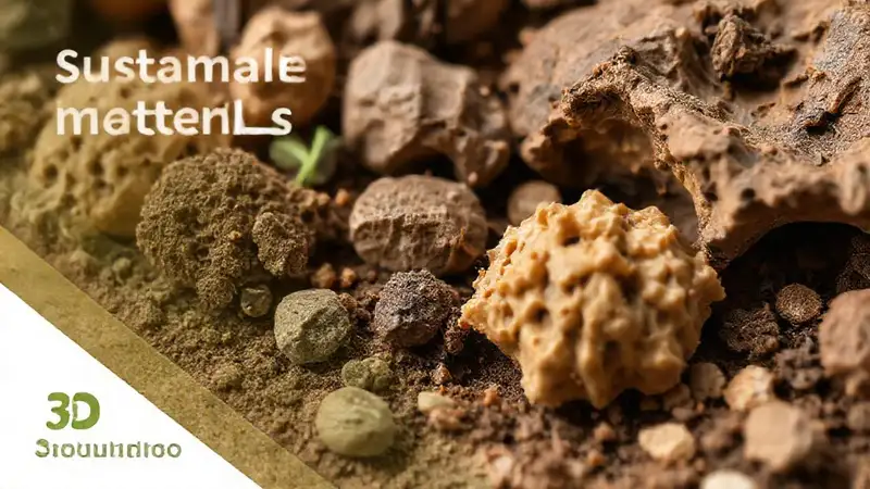 Materiales sostenibles se descomponen naturalmente en 3D