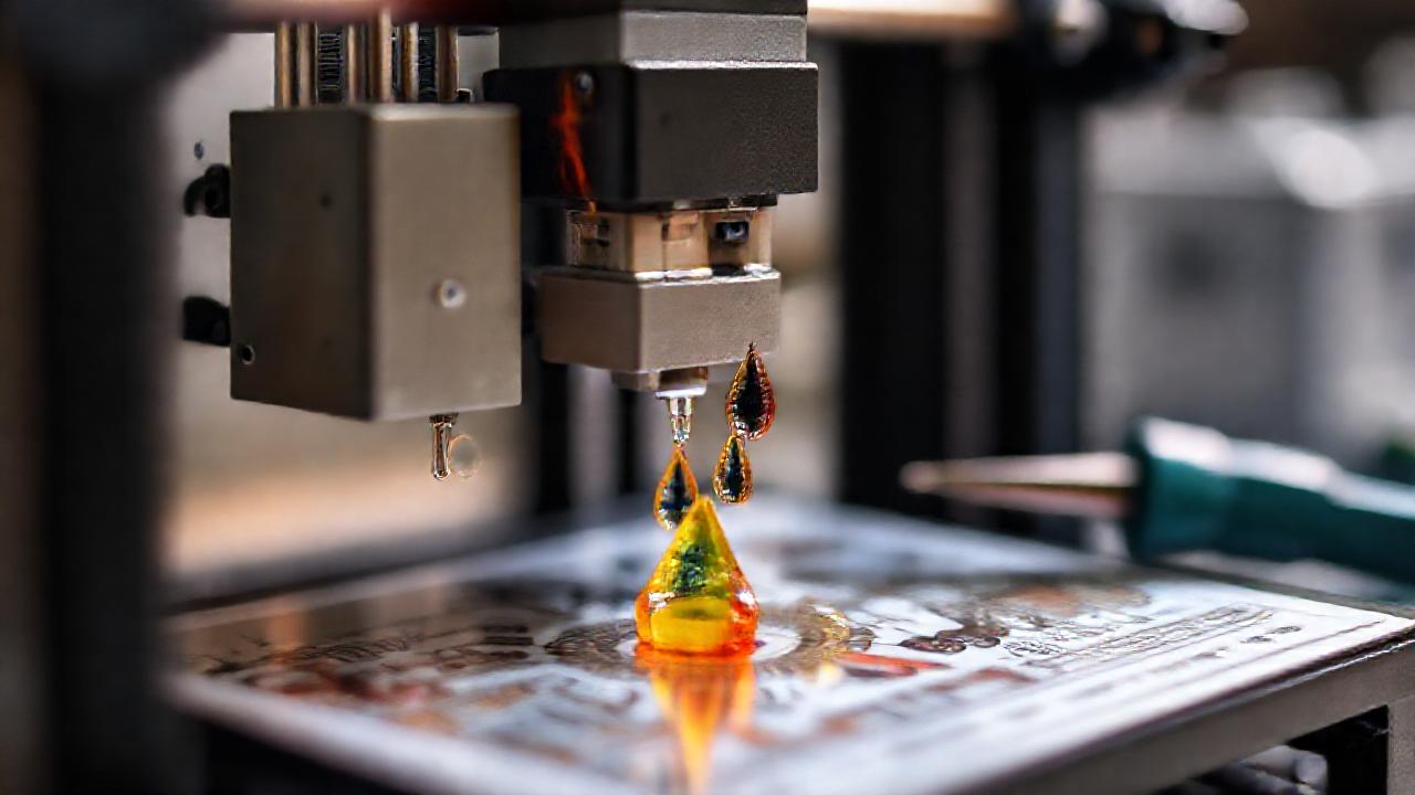 Impresión de resina con detalles vibrantes