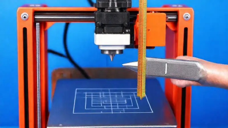 Impresora 3D: calibración precisa y limpia