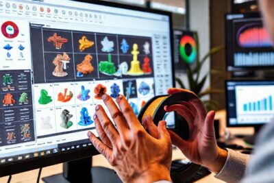 Diseño 3D optimista y creativo emerge