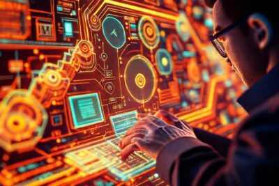 Interfaz digital moderna y detallada