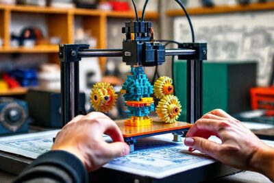 Un impresora 3D crea prototipos funcionales