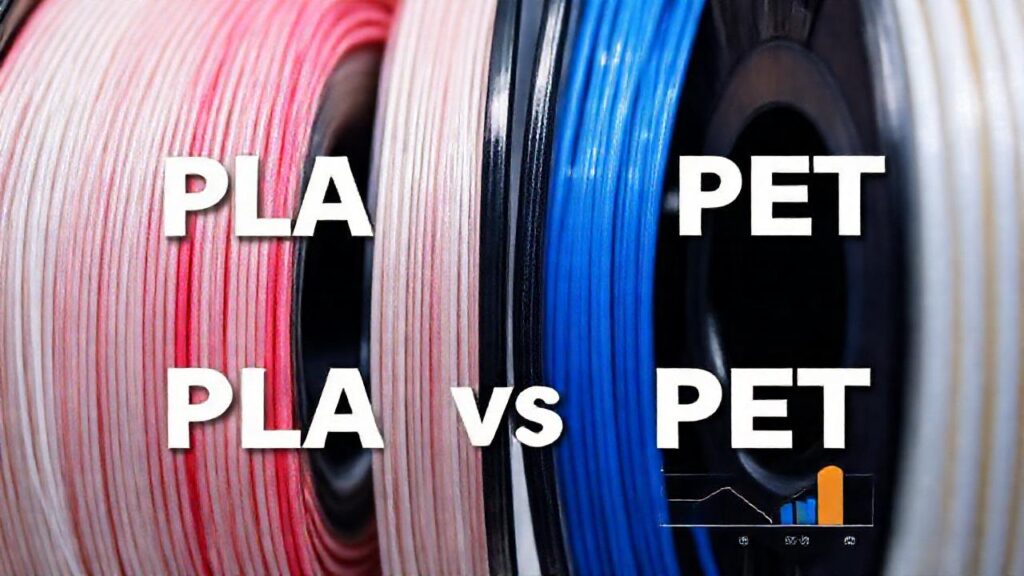 Spool comparativos: PLA y PET fuertes
