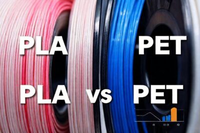 Spool comparativos: PLA y PET fuertes