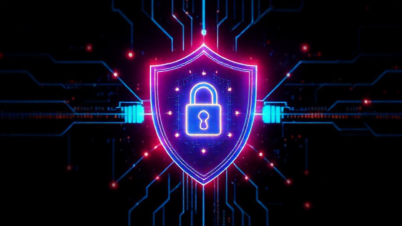 Protección digital futurista y segura
