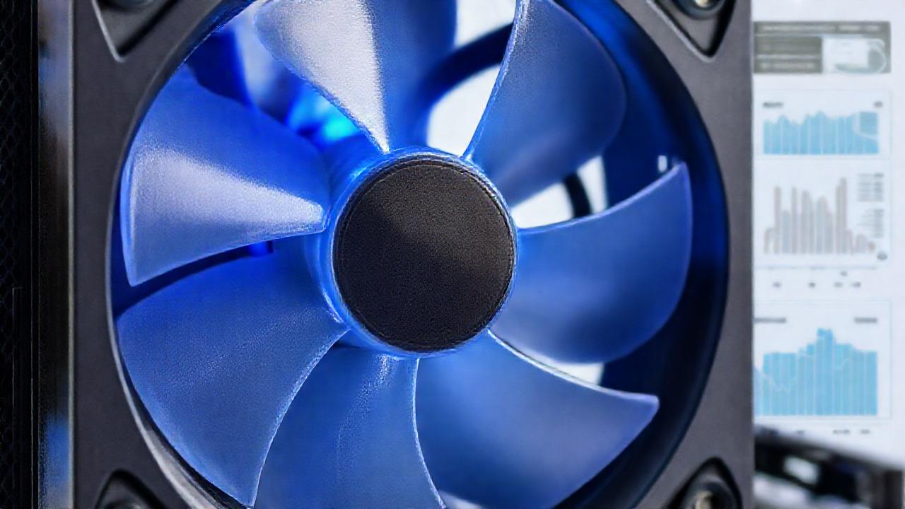 Ventilador de computadora: monitoreo técnico y alerta