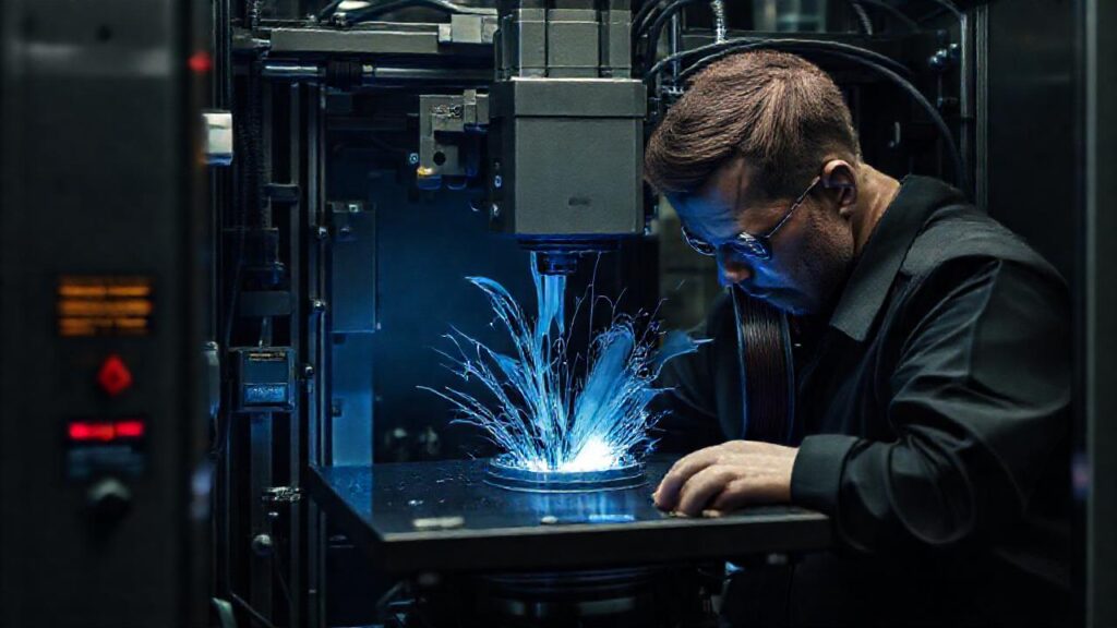 Máquina industrial falla con serios errores