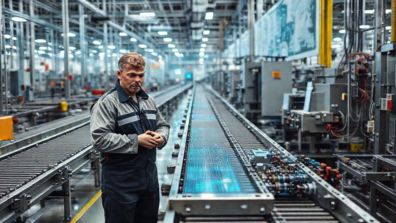 El taller industrial es moderno y eficiente