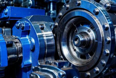 Maquinaria industrial robusta y detallada